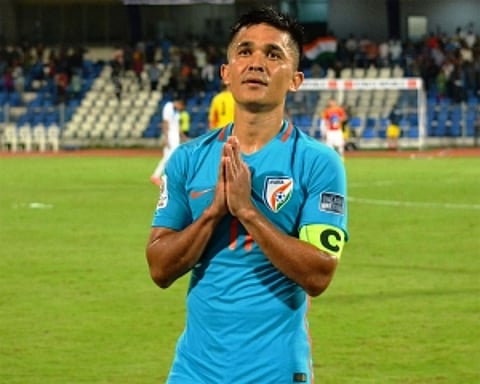 Fans on Twitter beat drum around Chhetri