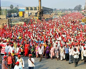 Farmers' march to Mumbai will continue as talks inconclusive