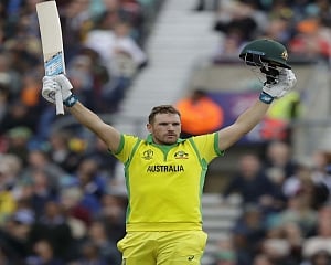 Finch's 153 sets up Australia's 87-run win over Sri Lanka