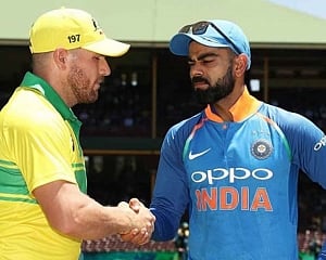 Finch wins toss, elects to bat in first ODI