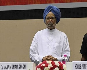 Former PM Manmohan Singh takes oath as RS member