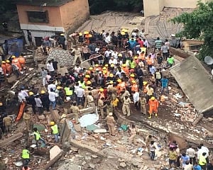 Four-storey building collapses in Gurgaon, seven feared trapped
