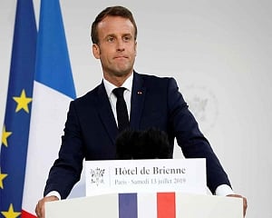 France's Macron announces creation of a space force command
