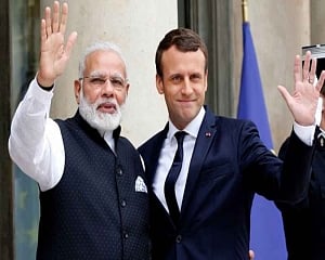 French President Macron congratulates PM Modi on poll win; pledges to work together on security