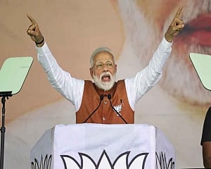 Govt has taken measures to set up 'chowkidar' in space: Modi in Odisha
