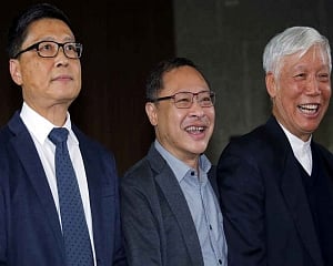 Hong Kong democracy leaders convicted in Umbrella Movement trial