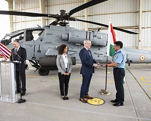 IAF gets first Apache Guardian attack helicopter