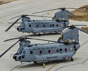 IAF inducts 4 combat-ready Chinook helicopters