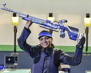 Incredible Chandela shoots gold with world record