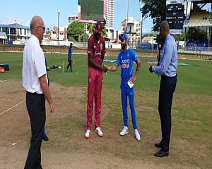 India win toss, opt to bat against WI in 2nd ODI