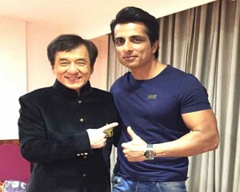 Jackie Chan, Sonu Sood meet up for dinner
