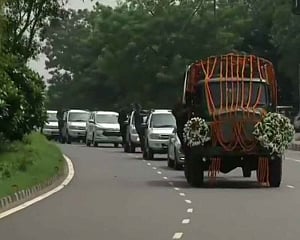 Former finance minister Arun Jaitely cremated with State honours