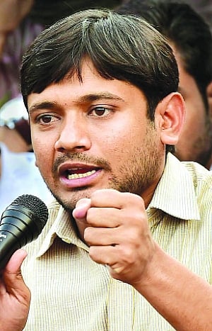 Kanhaiya charged with sedition for anti-India slogans at JNU