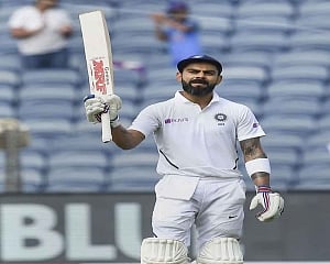 King Kohli surpasses Tendulkar, Sehwag for record double hundreds