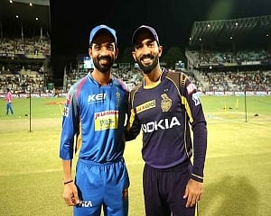 KKR win toss, put Rajasthan Royals in to bat
