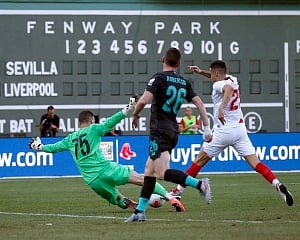Liverpool fall 2-1 to Sevilla in Fenway friendly