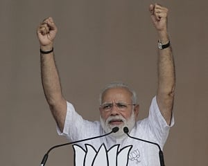 Mamata aiding those who want two PMs in India: Modi