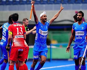 Mandeep hat-trick helps India beat Japan 6-3 and reach final in Olympic Test Event hockey