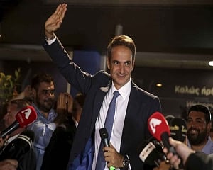 Mitsotakis, Greece's pro-business 'steamroller'