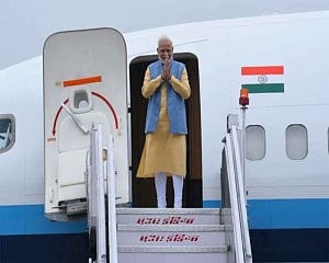 Modi arrives in Bhutan on two-day visit