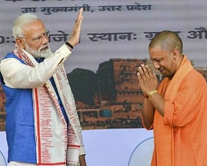 Modi made India 'corruption-free': Adityanath