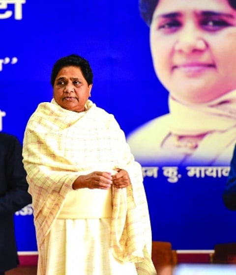 No poll tie-up with Congress, reiterates Maya