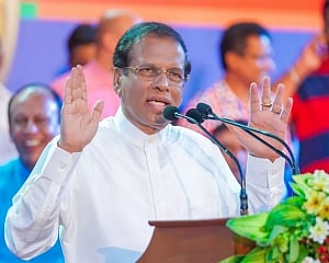 No report that terrorists involved in Easter bombings had travelled to India: Lankan Prez