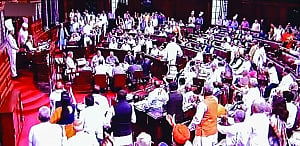 Opp questions passage of Bills in tearing hurry