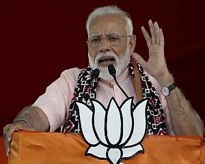 Our development work has endeared BJP to all sections of society: Modi