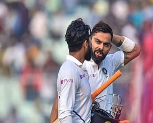 Pacers haunt Bangladesh after Kohli century, Test poised for early finish