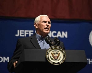 Pence says Trump a better choice than any Democratic nominee