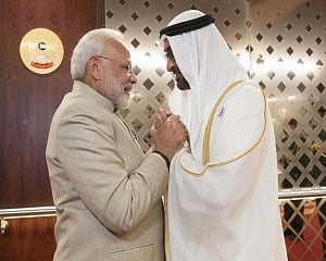 PM Modi, Abu Dhabi crown prince discuss "strong" India-UAE ties