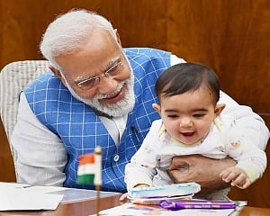 PM Modi meets a 'very special friend'