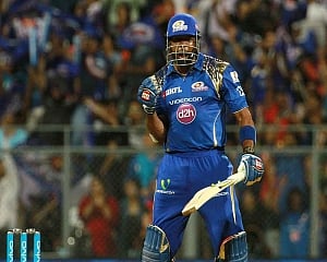 Pollard gives Mumbai something to bowl at
