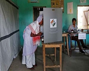 Polling underway in Maharashtra, Haryana assembly elections