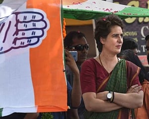 Priyanka Gandhi asks workers to be alert and not be disheartened by exit polls