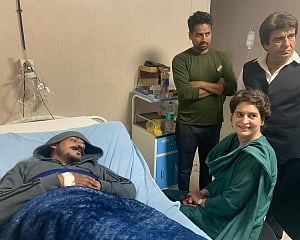 Priyanka meets Bhim Army chief, hits out at BJP