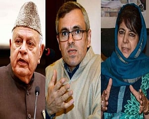 Quiet, lonely Eid for Farooq and Omar Abdullah, Mehbooba Mufti