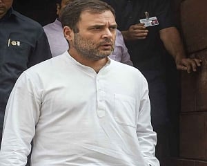 Rahul Gandhi hits out at Centre on economy 'slowdown'