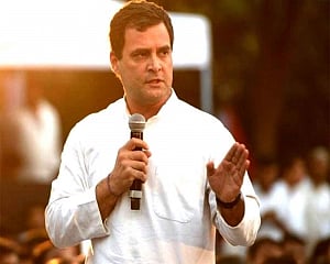 Govt thinks farmers "inferior" to rich businessmen:Rahul in LS