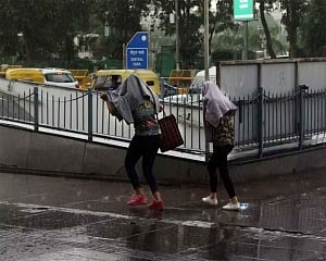 Rains improve city's air quality