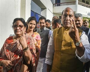 Rajnath, Mayawati confident as UP polls in phase 5