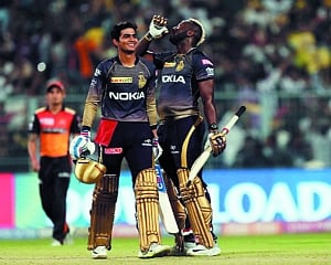 Russell steals thunder from Warner