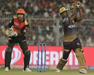 Russell steals dramatic win for KKR against Sunrisers Hyderabad