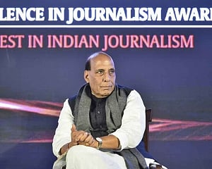Sensationalism of news is insult to journalism: Rajnath