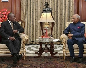 South African Prez Ramaphosa witnesses R-Day Parade at Rajpath