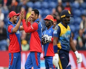 Sri Lanka collapse against Afghanistan in World Cup