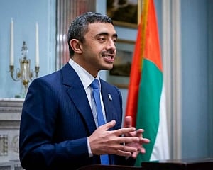 UAE Foreign Minister to start 3-day visit to India on Sunday