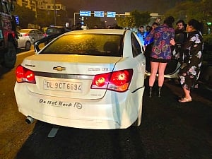 US educated girl’s speeding car mows down youth