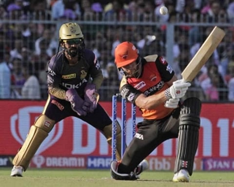 Warner, Shankar lead Sunrisers to competitive 181/3 against KKR